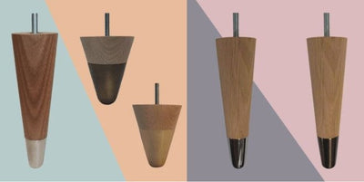 Style inspiration: the rise of two-toned furniture legs