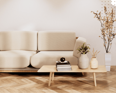 Coffee table decor for small space