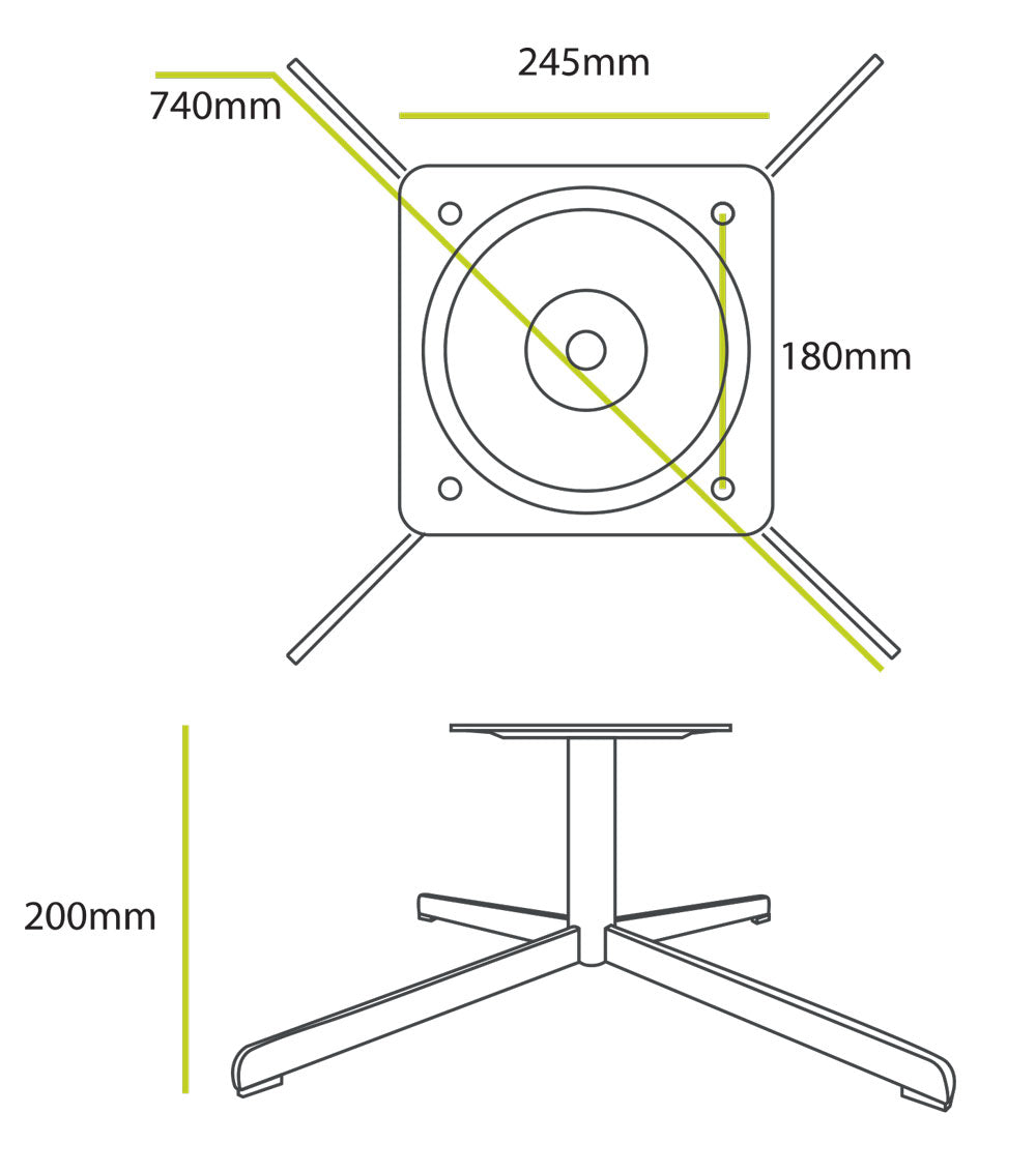 Oslo Chair Swivel Base