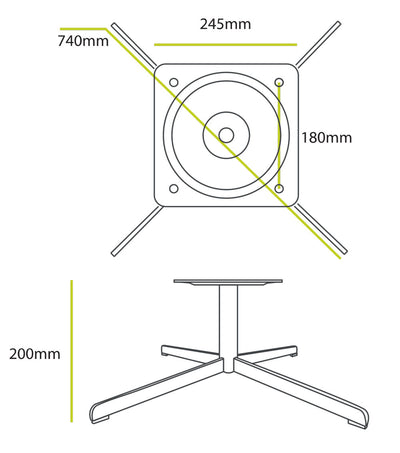 Oslo Chair Swivel Base