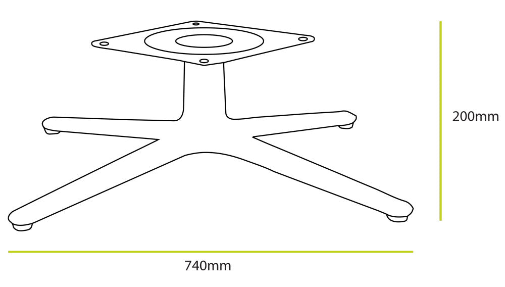 Prague Chair Swivel Base